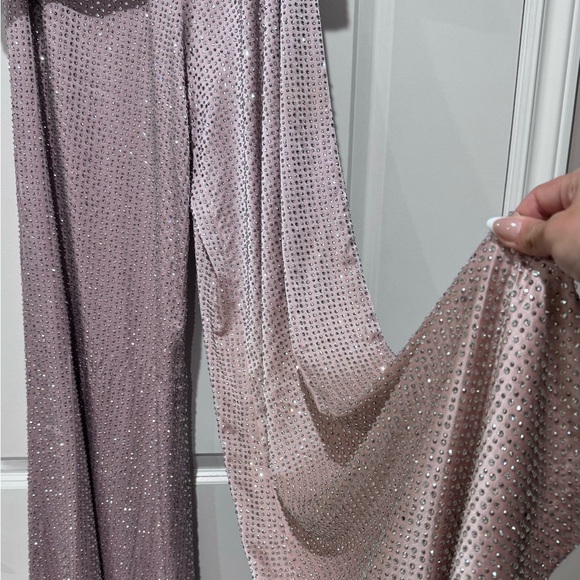 Rhinestone Pants and Matching Top Set by Raisa Vanessa originally over $2k!! - Picture 2 of 13